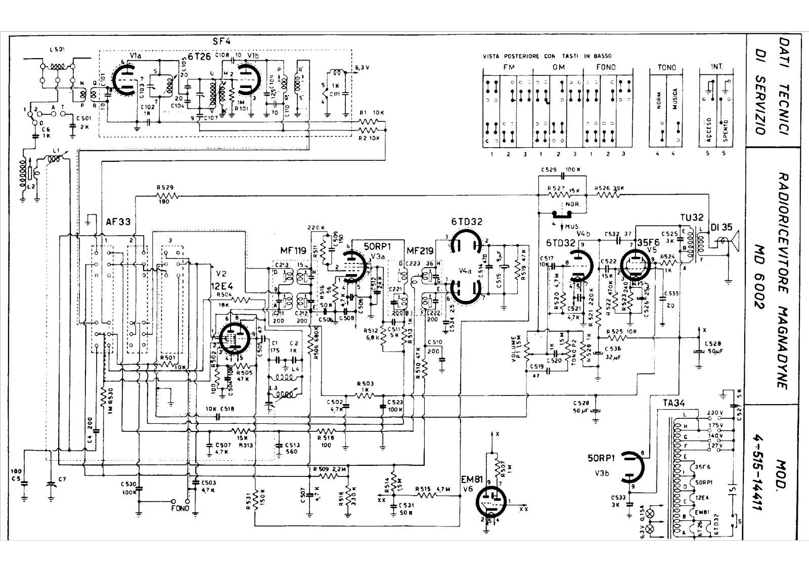 Magnadyne md6002 schematic