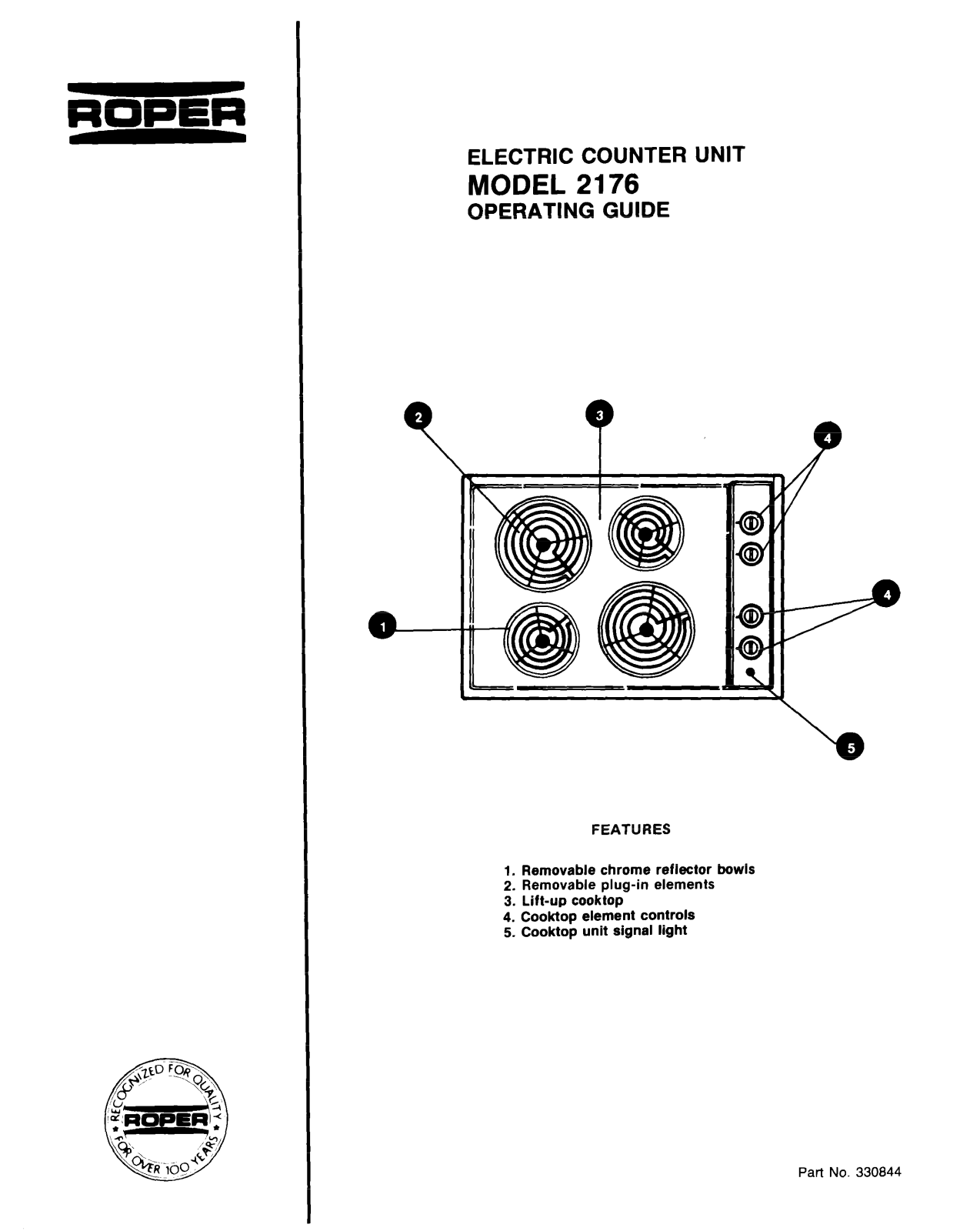 Roper 2176 Owner's Manual - ManualMachine.com