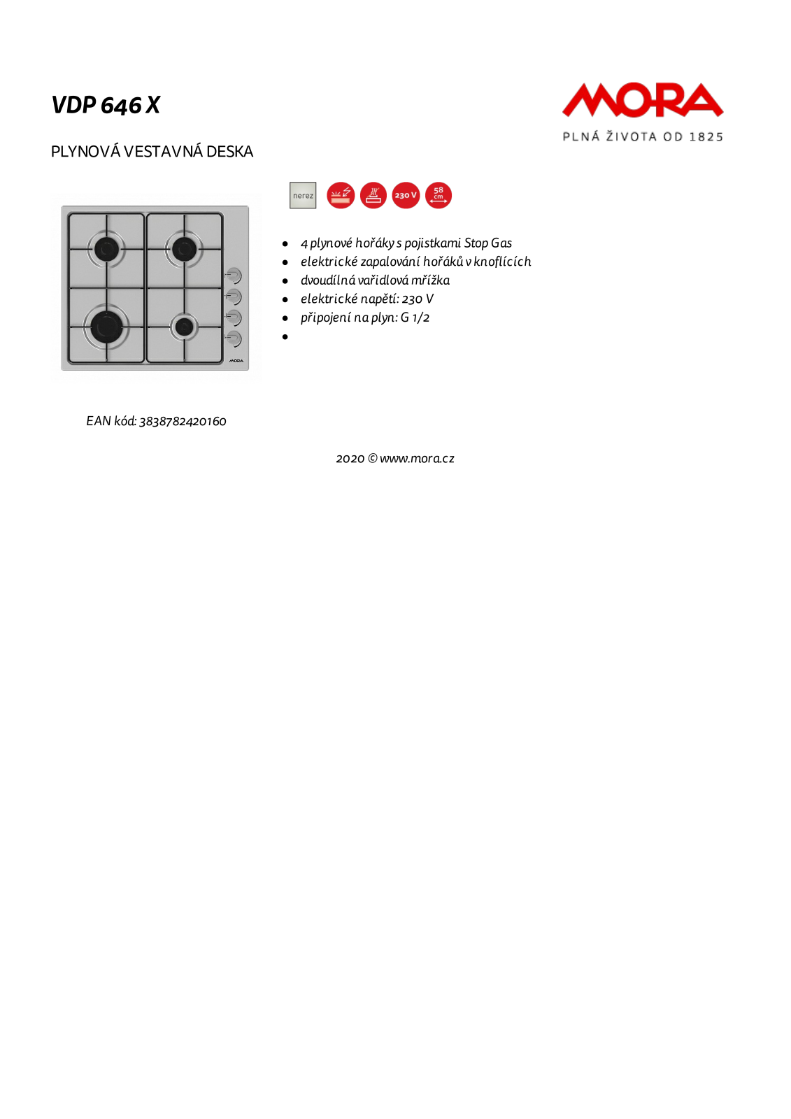 Mora VDP 646 X User Manual