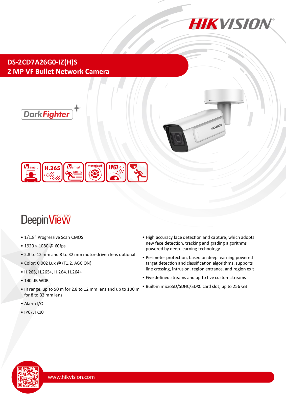 Hikvision DS-2CD7A26G0-IZS User Manual