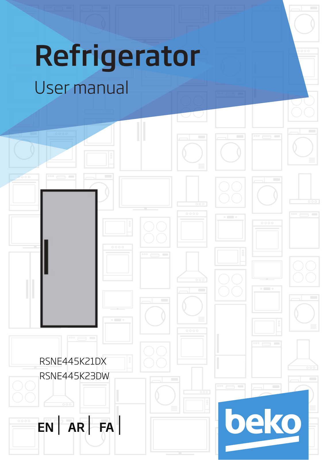 Beko RSNE445K23DW User manual