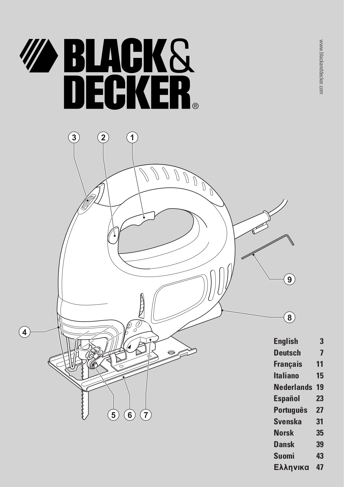 Black & Decker KS480PE, AST8XC User Manual