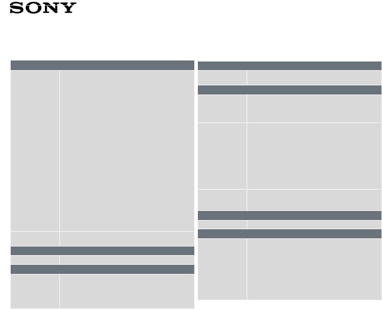 Sony NW-WS413 Service Manual