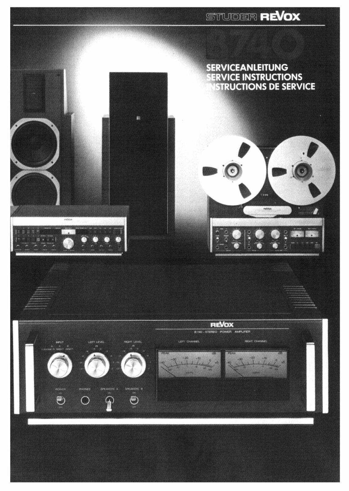 Revox B-740 Service manual