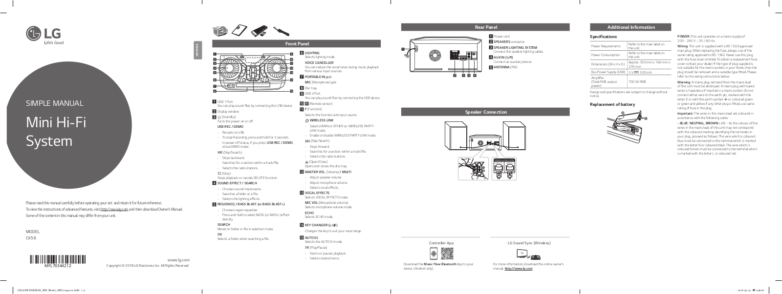 LG CK56 User Guide