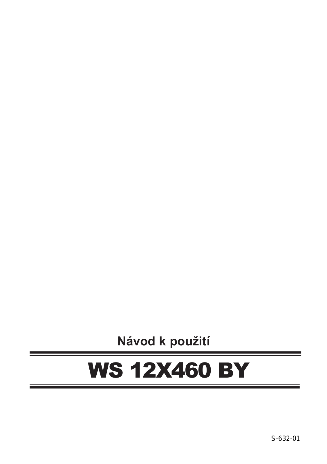 Siemens WS 12X460 BY User Manual