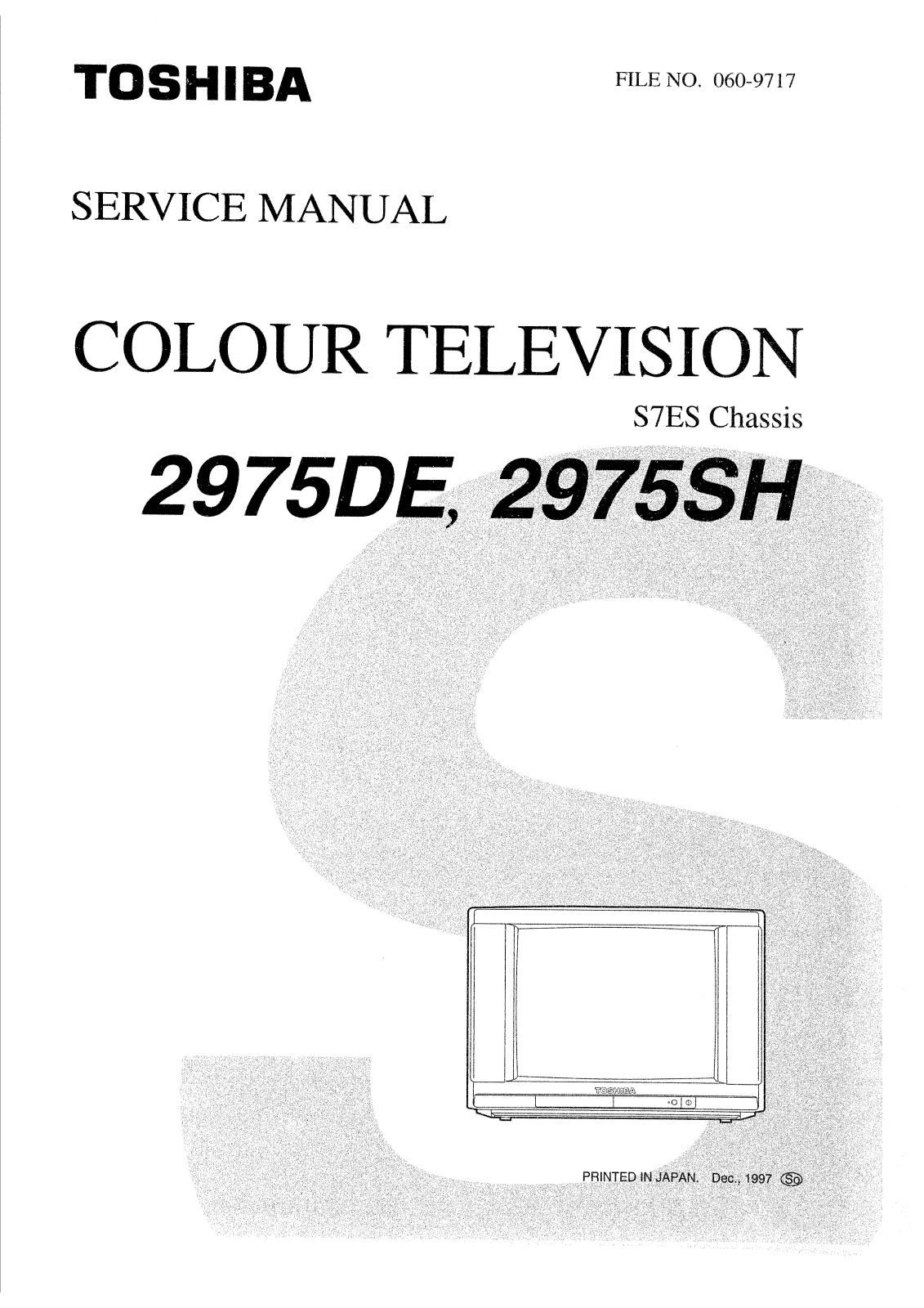 Toshiba 2975DE, 2975SH Service Manual