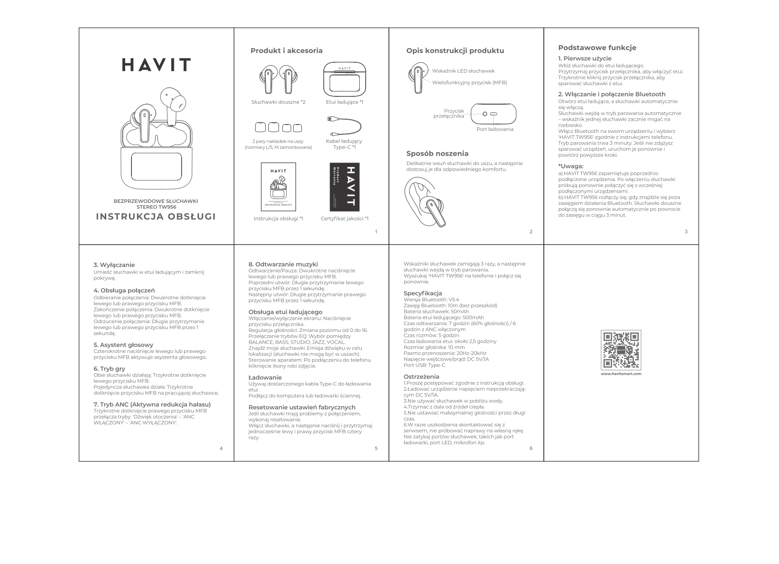 HAVIT TW956 User guide - ManualMachine.com