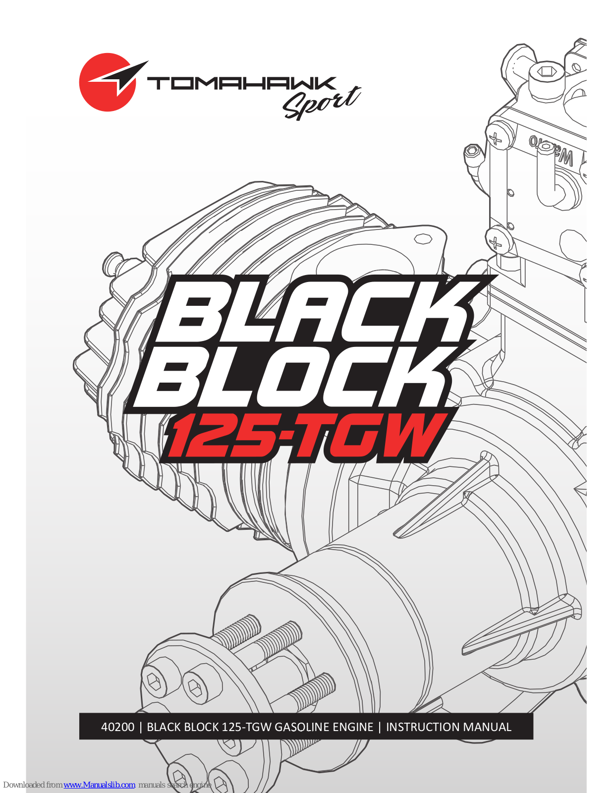 Tomahawk BLACK BLOCK 125-TGW, 40200 Instruction Manual