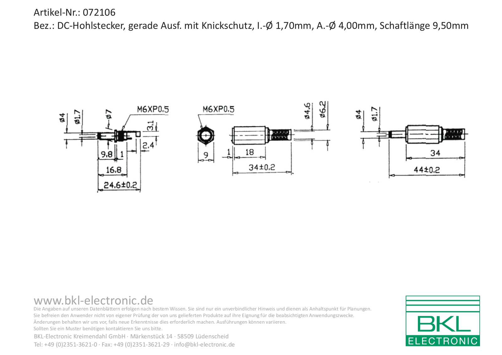BKL HS 17-10, HS 10-9 Datasheet - ManualMachine.com