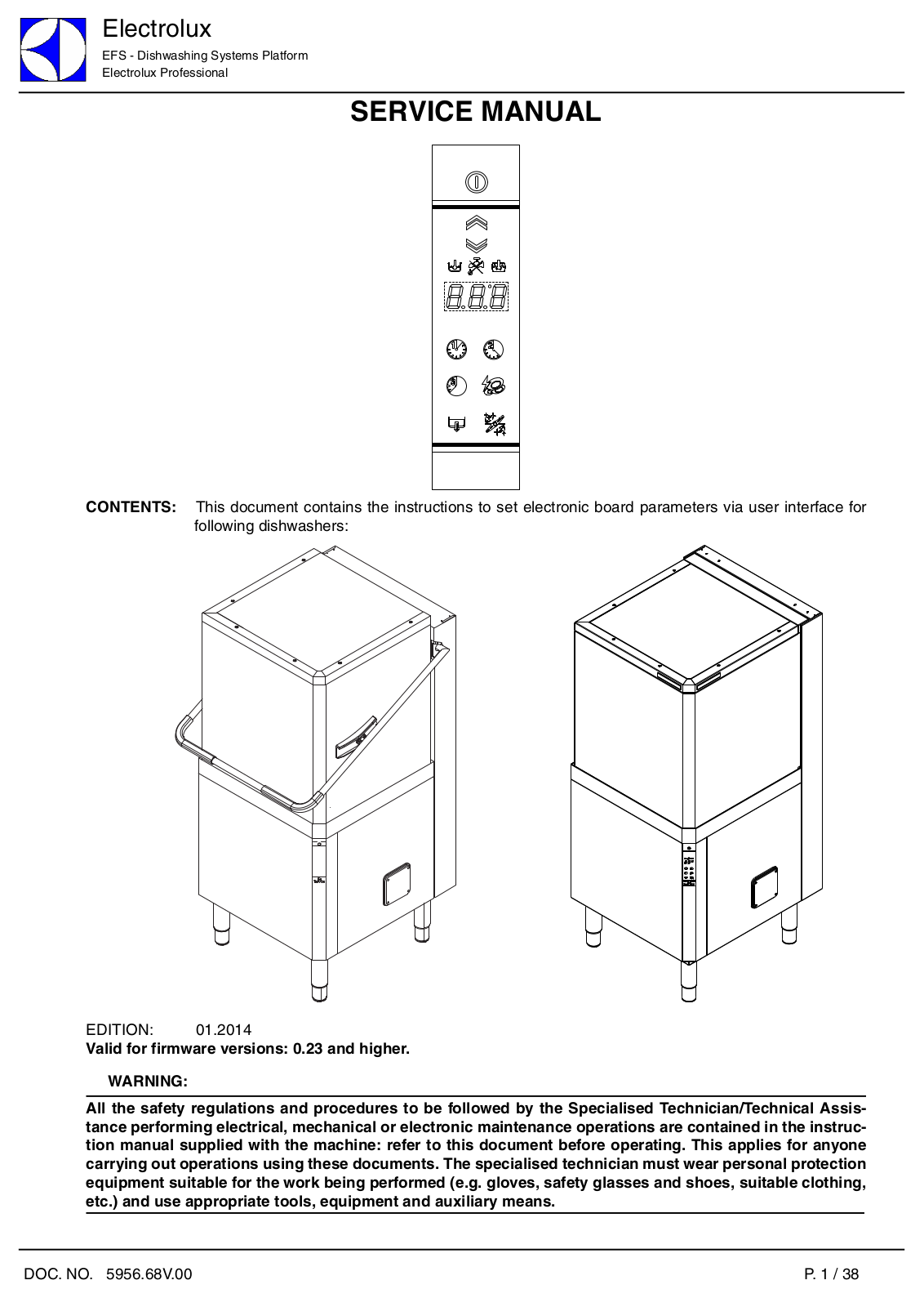 Electrolux CK2555 DLUX Service Manual