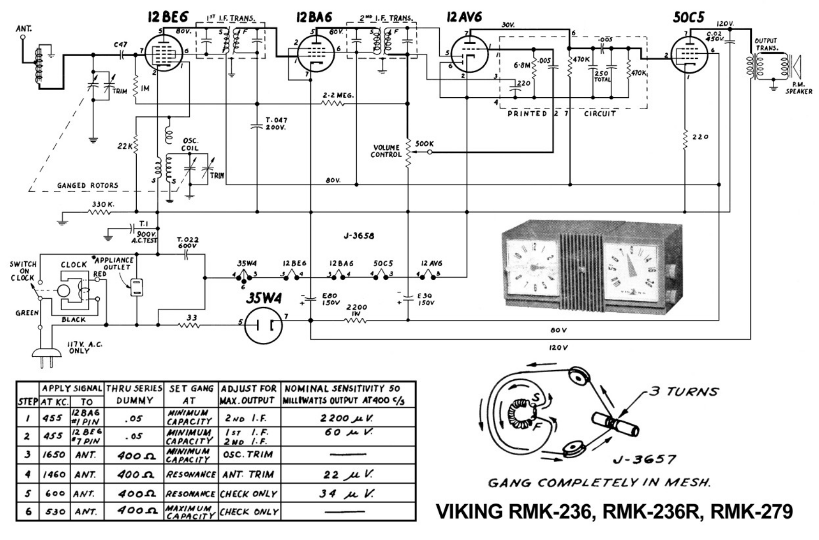 Viking RMK-236 Schematic