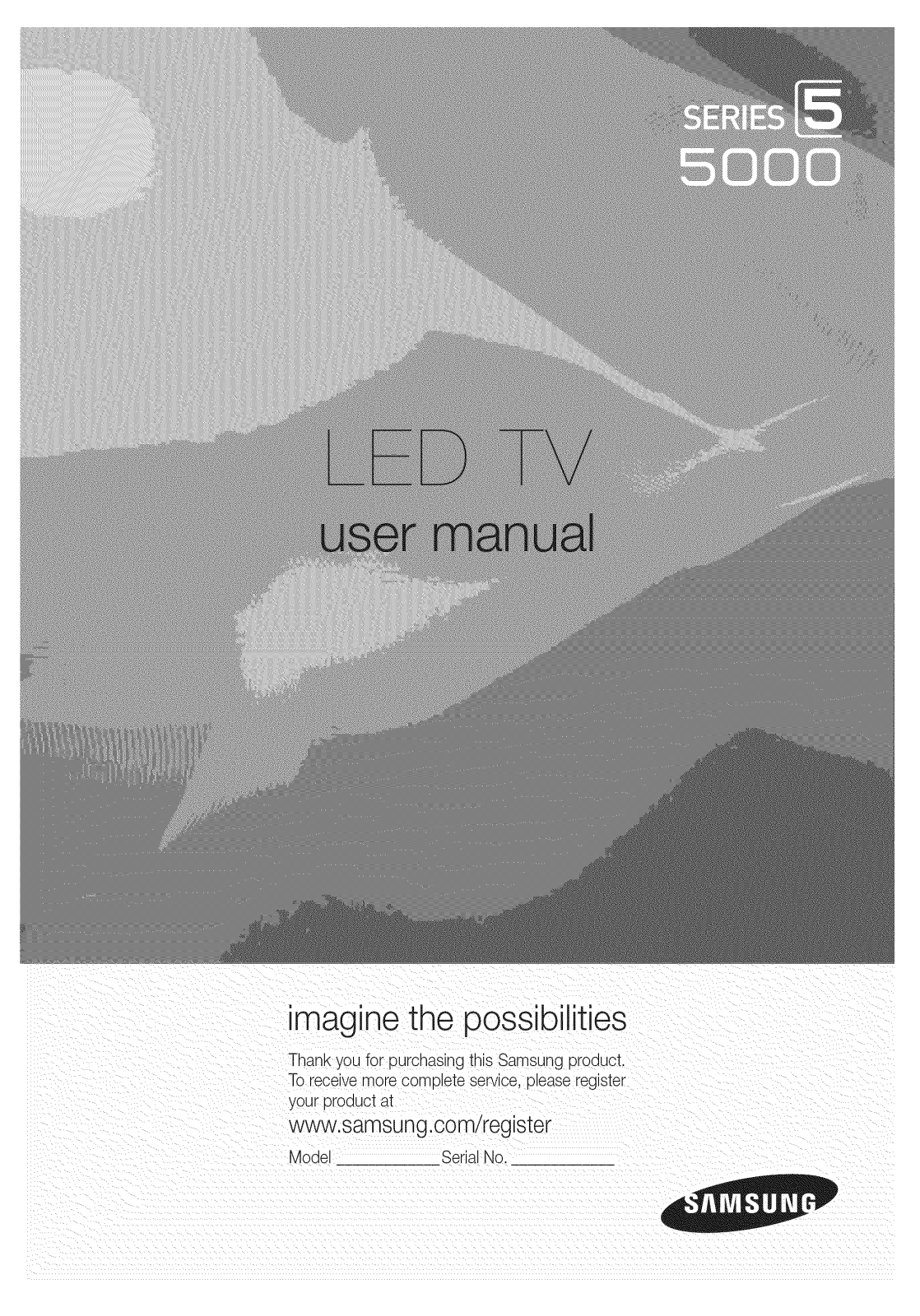 Samsung UN32C5000QFXZA, UN40C5000QFXZA Owner’s Manual