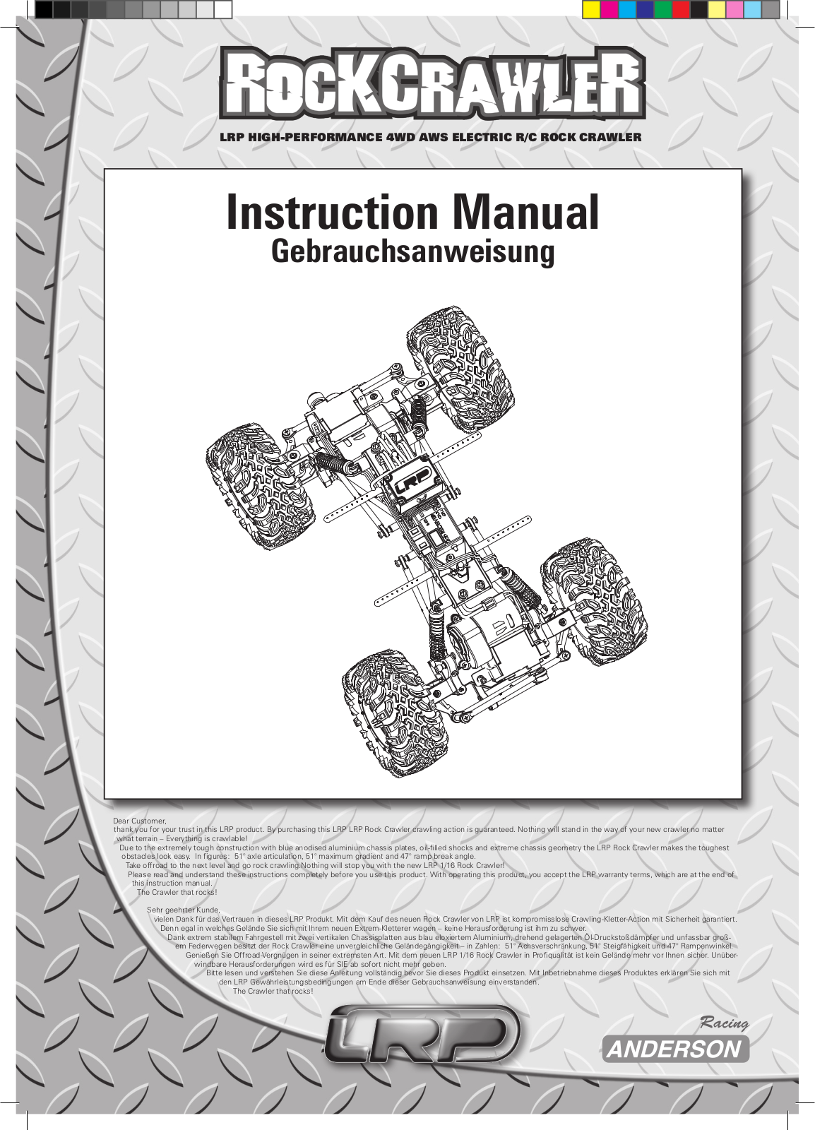 CRP Rock Crawler Instruction Manual