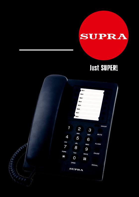 Supra STL-311 User Manual