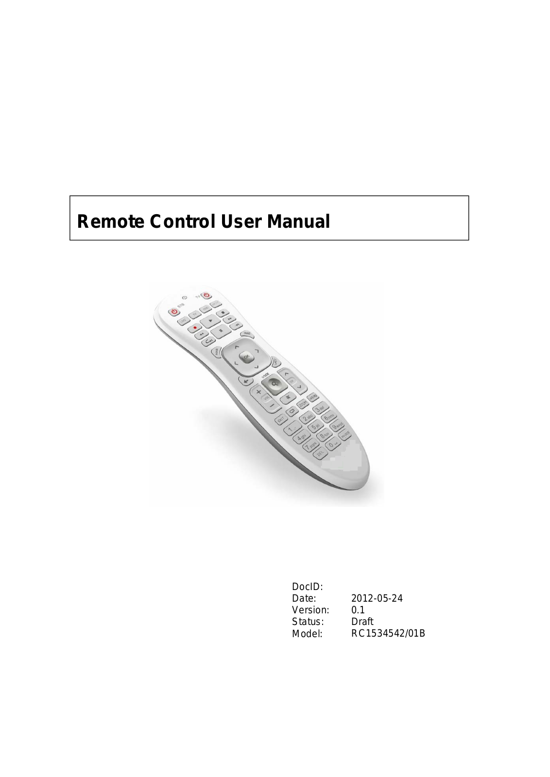 Philips RC1534542 User Manual