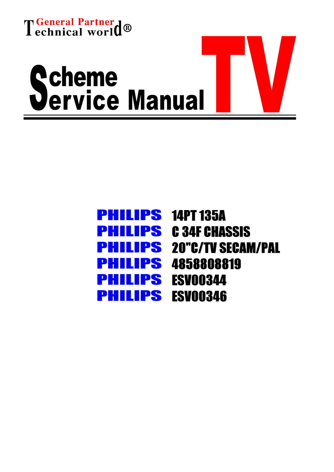 Philips chassis c 34f Datasheet - ManualMachine.com