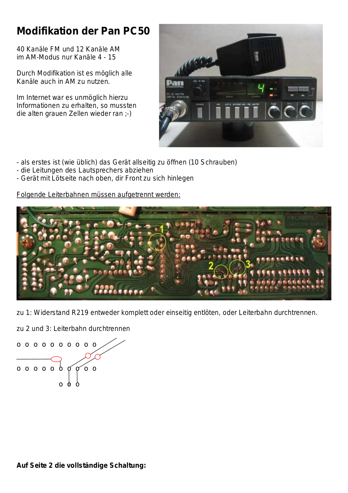 Pan PC-50 Schematic