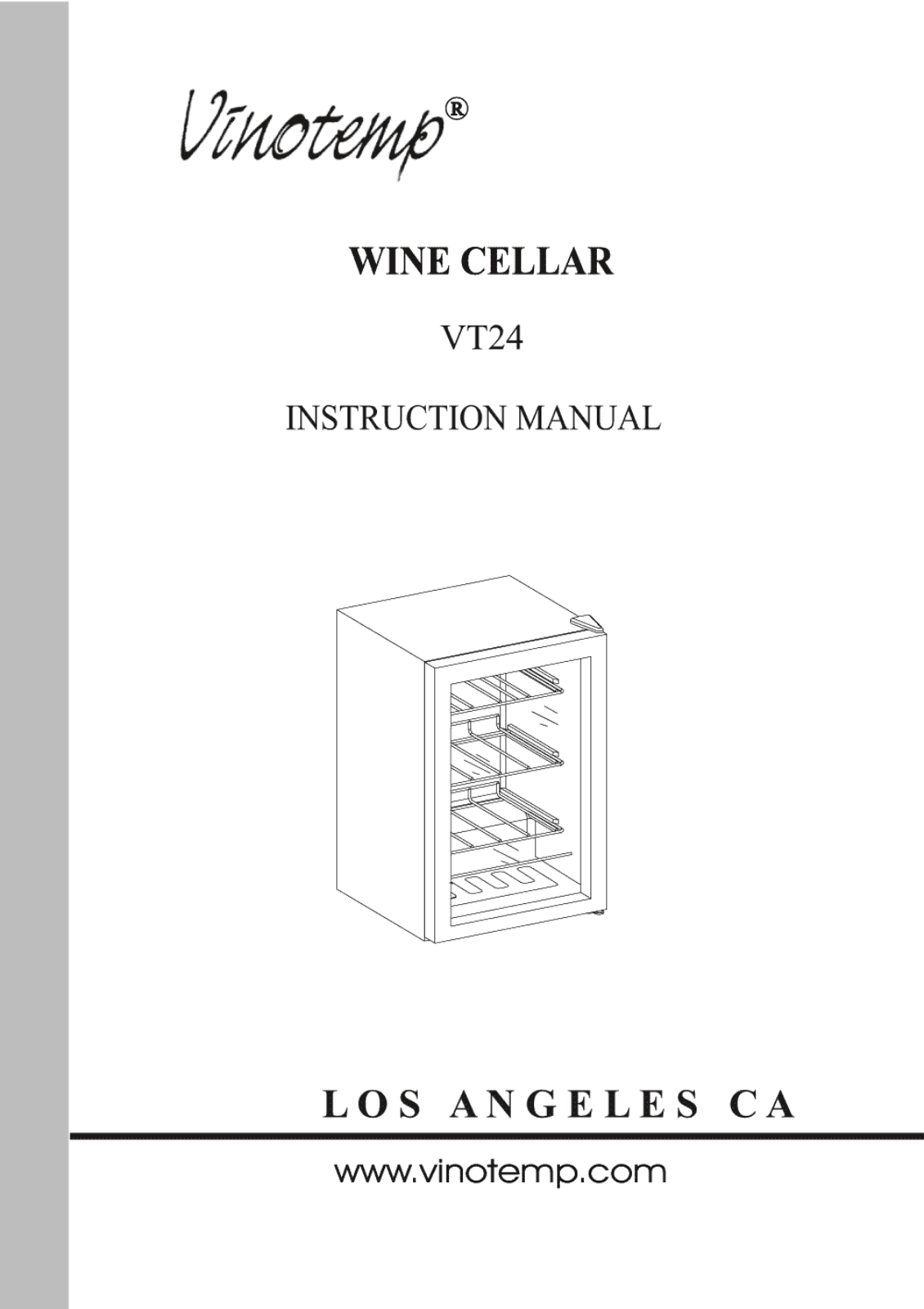 Vinotemp VT24 User Manual