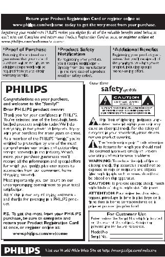 Philips PET729/37B User Manual