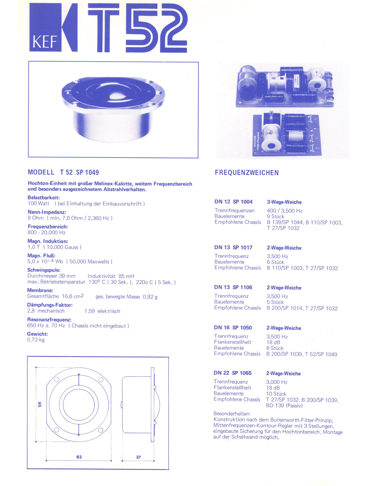 KEF T-52 User guide - ManualMachine.com