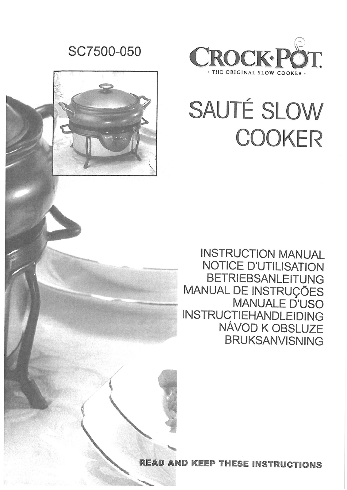 Bionaire SC7500-050 User Manual