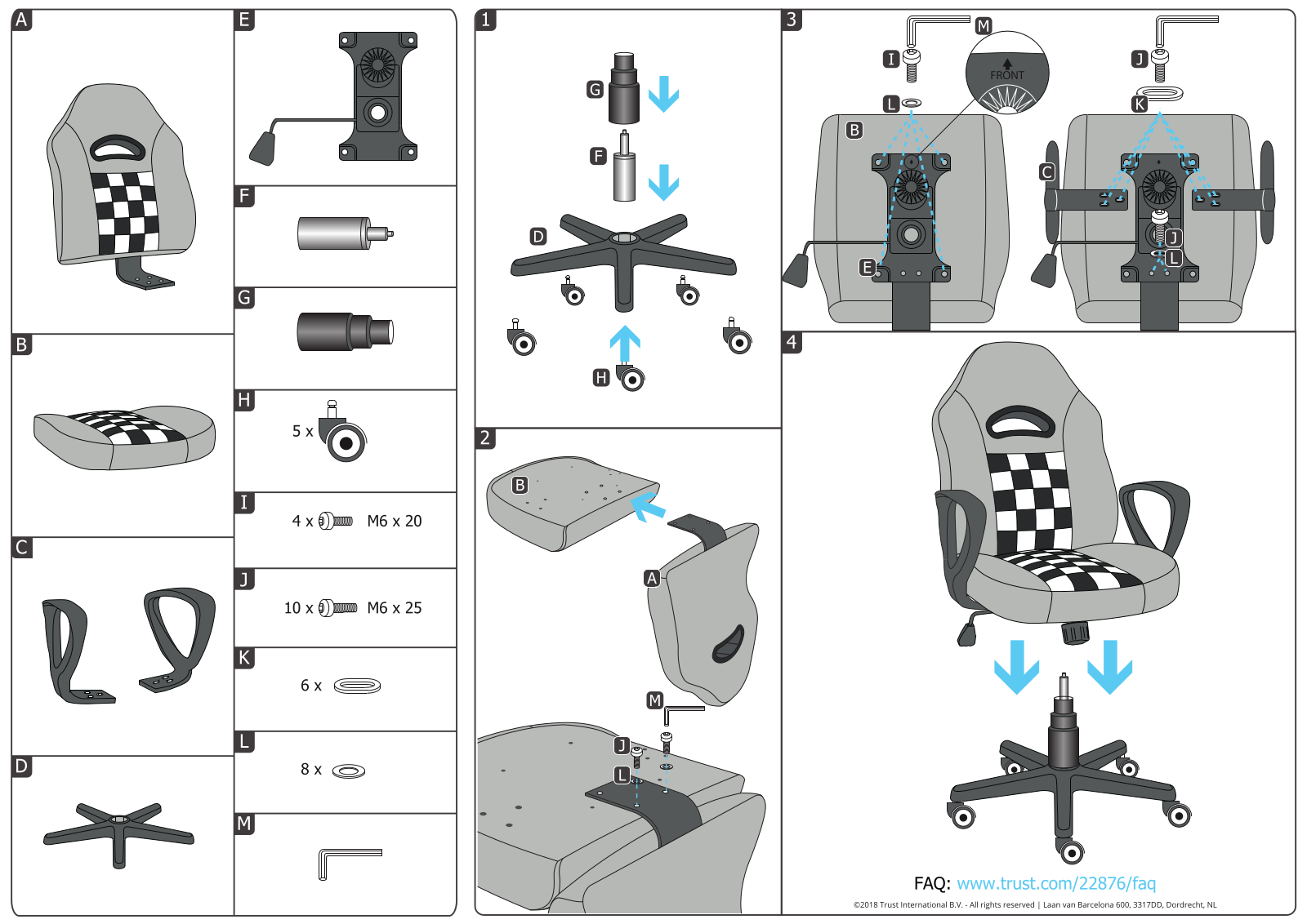 Trust GXT 702 operation manual