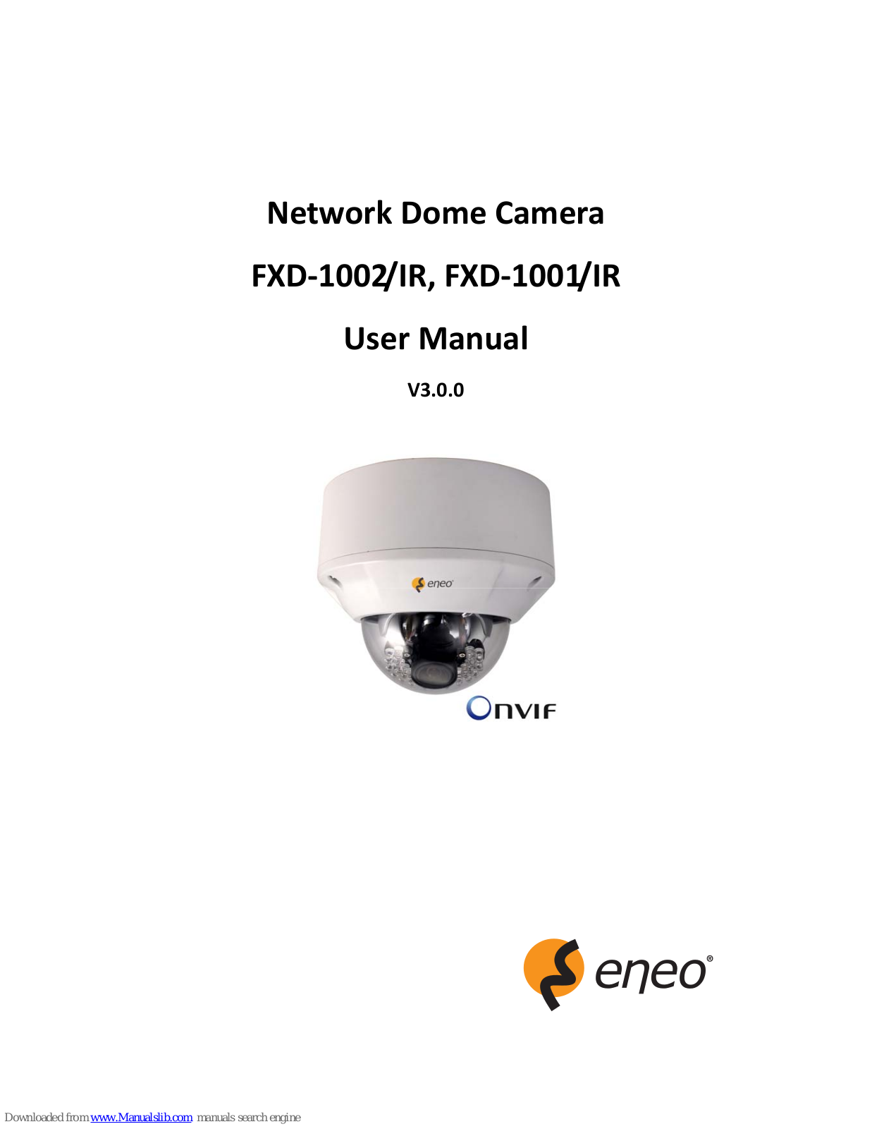 Eneo FXD?1002 IR, FXD?1001 IR User Manual