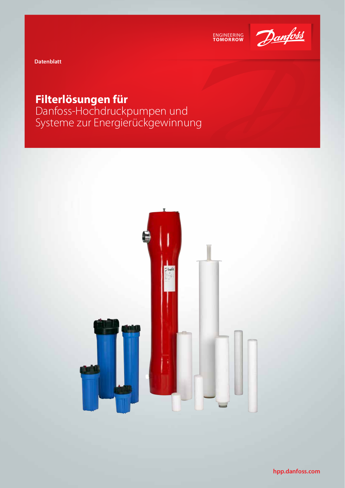 Danfoss Filterlösungen für Data sheet