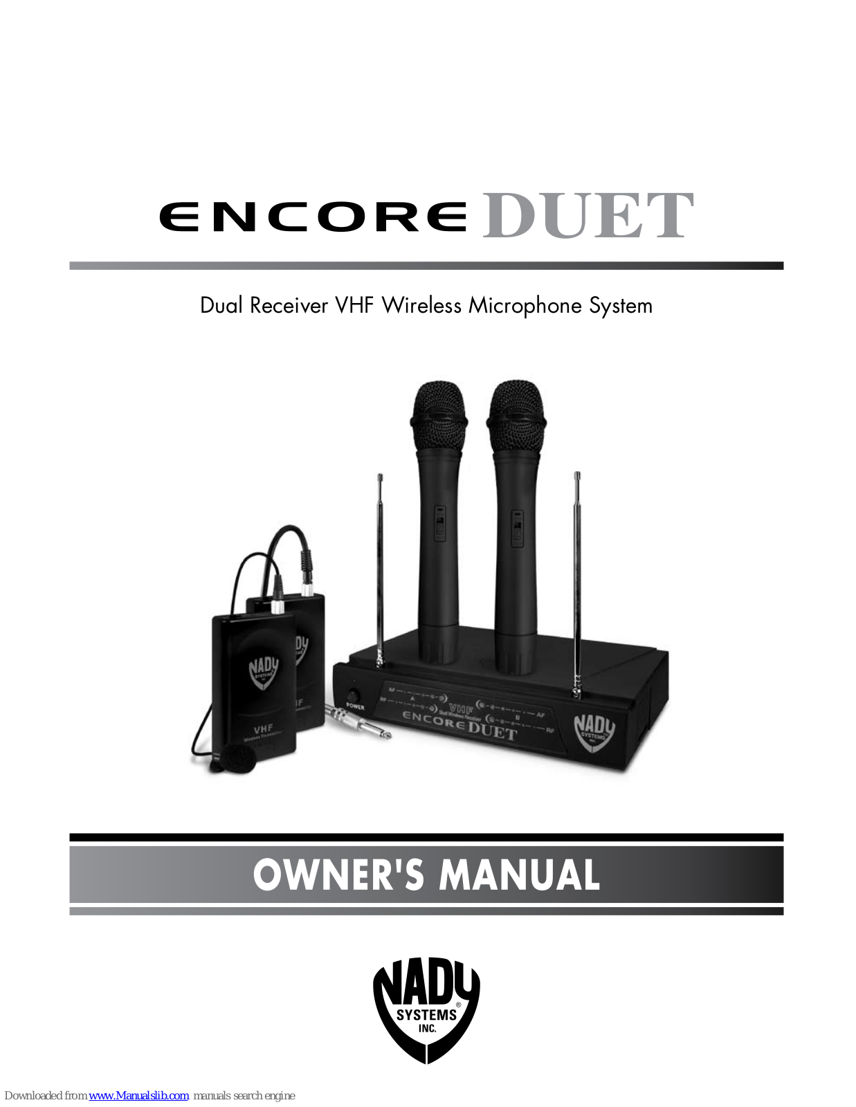 Nady Systems ENC Duet Owner's Manual