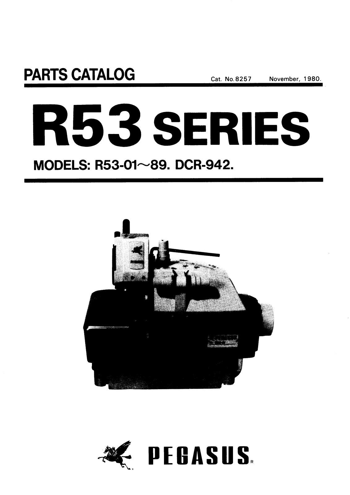 Pegasus R53 Parts List