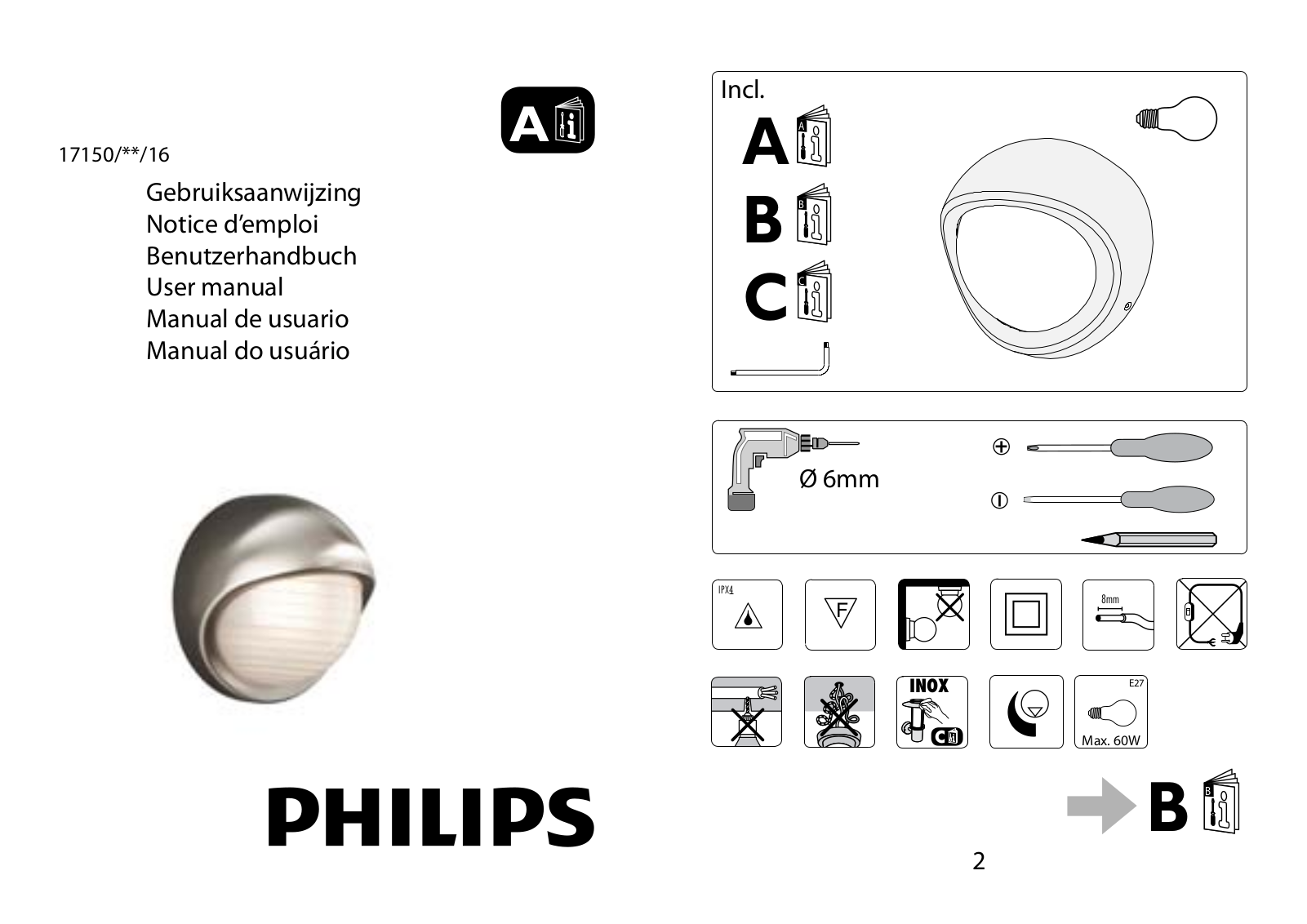 Philips 17150-47-16 User Manual