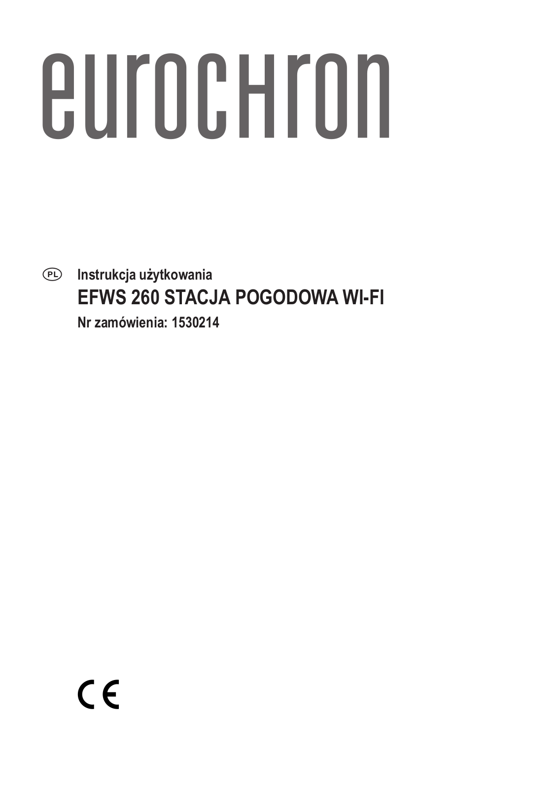 Eurochron EFWS 260 User guide