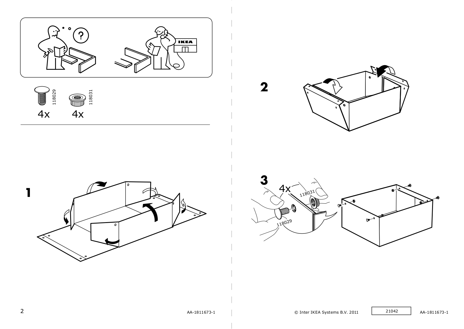 Ikea 90325764, 40325766 Assembly instructions