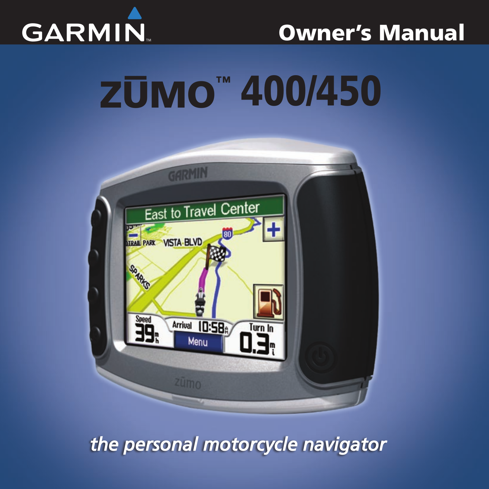 Garmin Zumo 400 User Manual