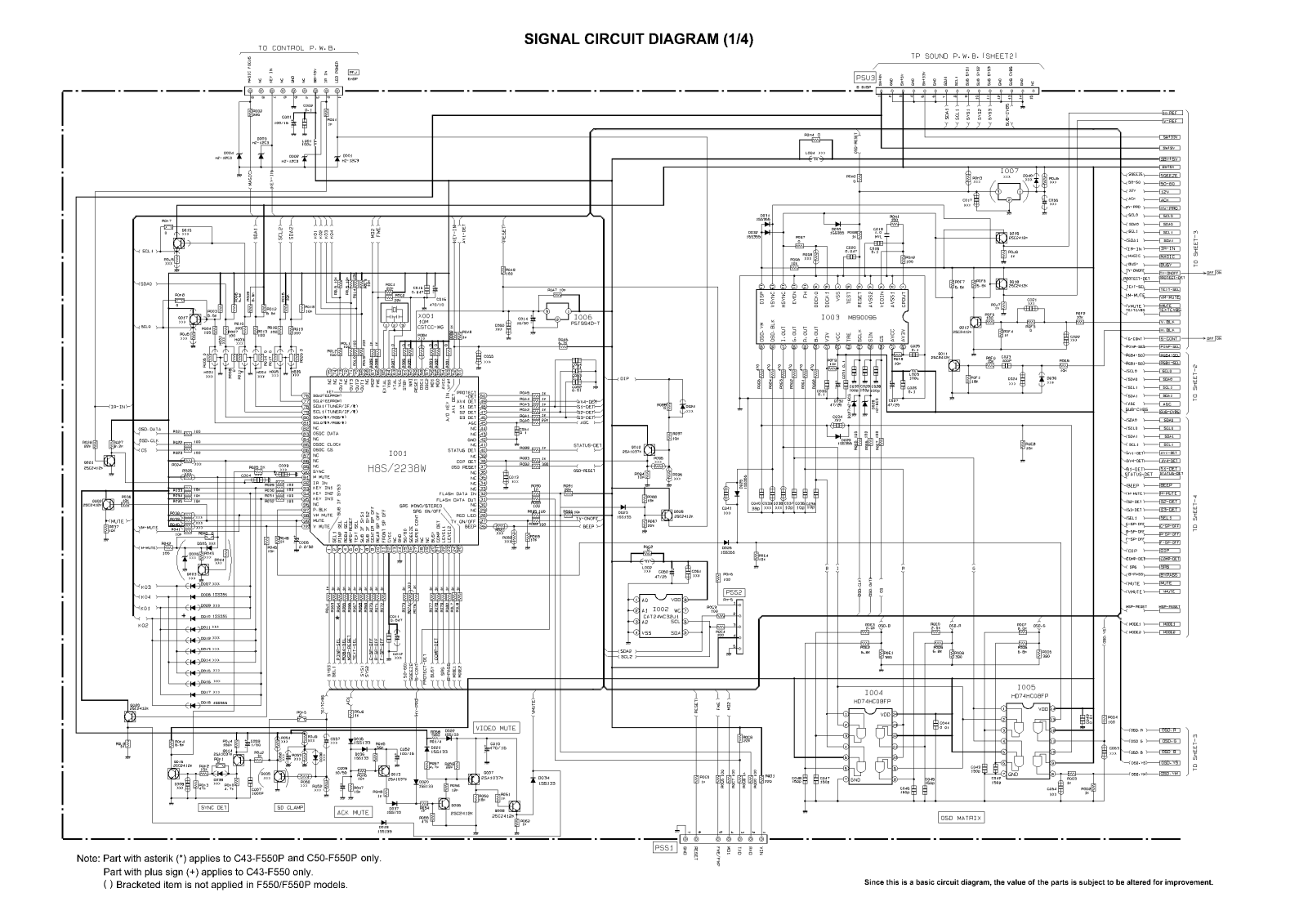 Hitachi C43 Service Manual Page 1   Signal 1