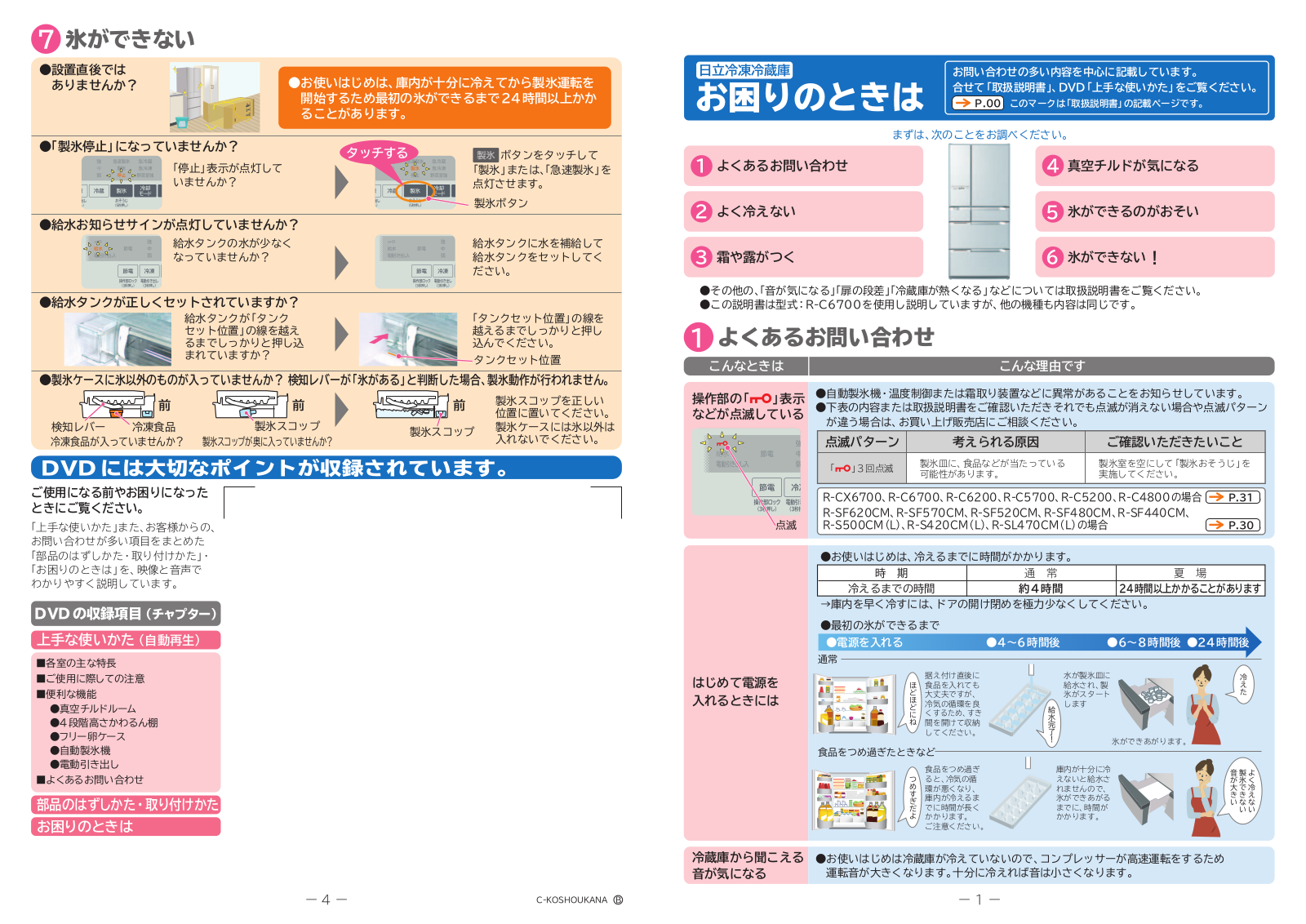 HITACHI R-CX6700, R-C6700, R-C6200, R-C5700, R-C5200 User guide