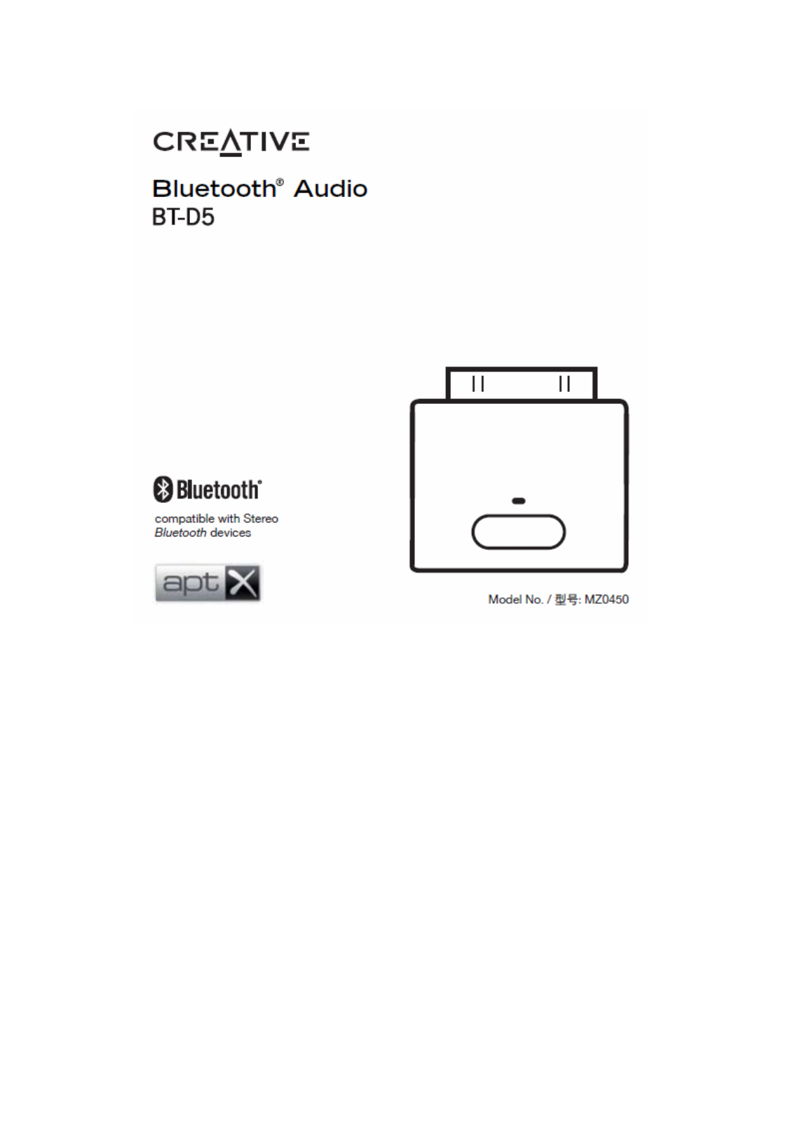 Creative Labs MZ0450 User Manual