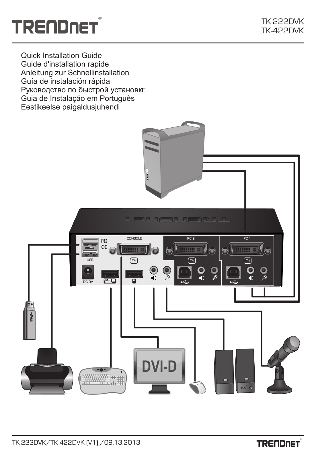 TRENDnet TK-222DVK, TK-422DVK Installation Guide