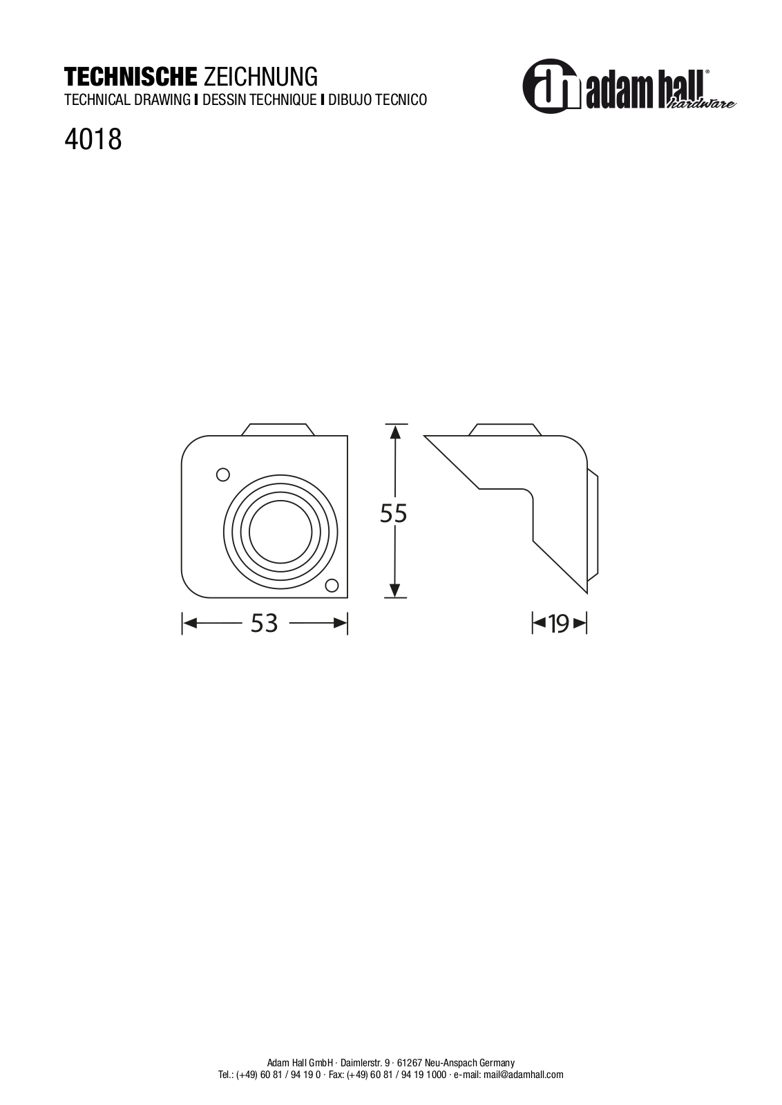 Adam Hall 4018 User guide - ManualMachine.com