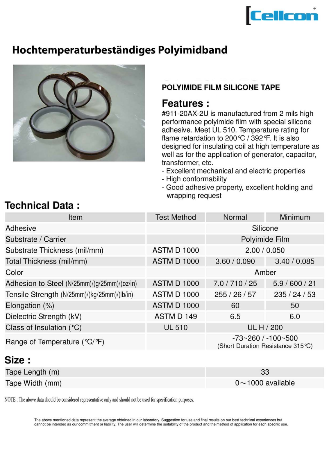 CELLCON PMB 20-33 Datasheet - ManualMachine.com