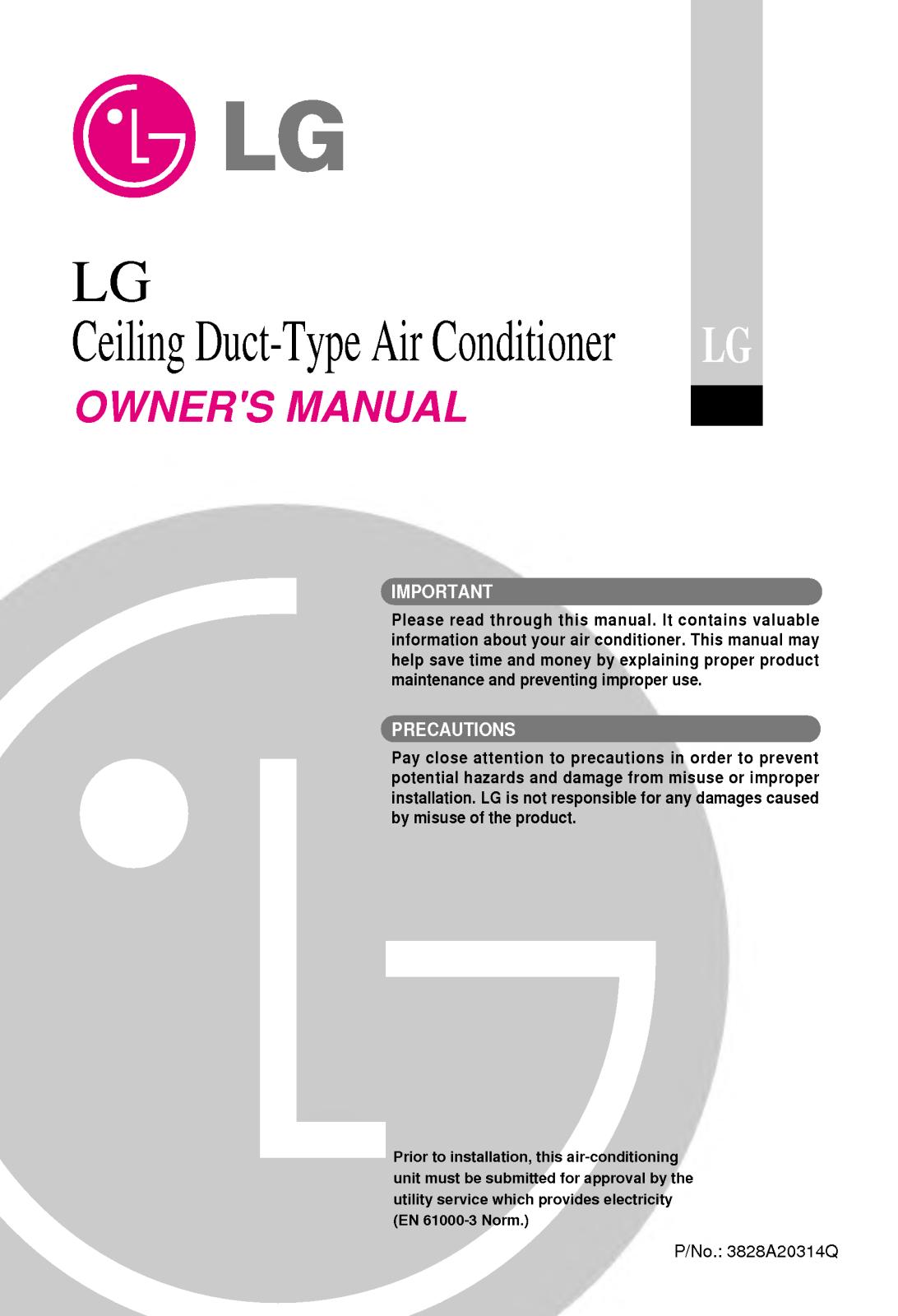 LG LB-C608RSS0 User Manual