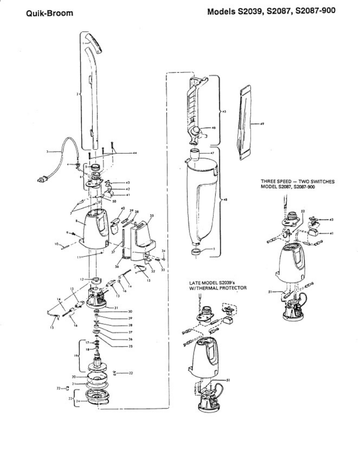 Hoover S2039, S2087-900, S2087 Owner's Manual