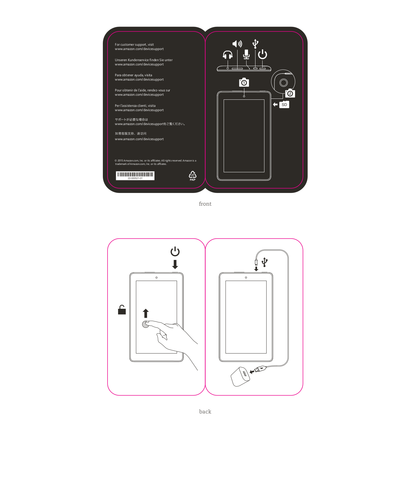 Amazon B01J94SCHA Quick Start Guide