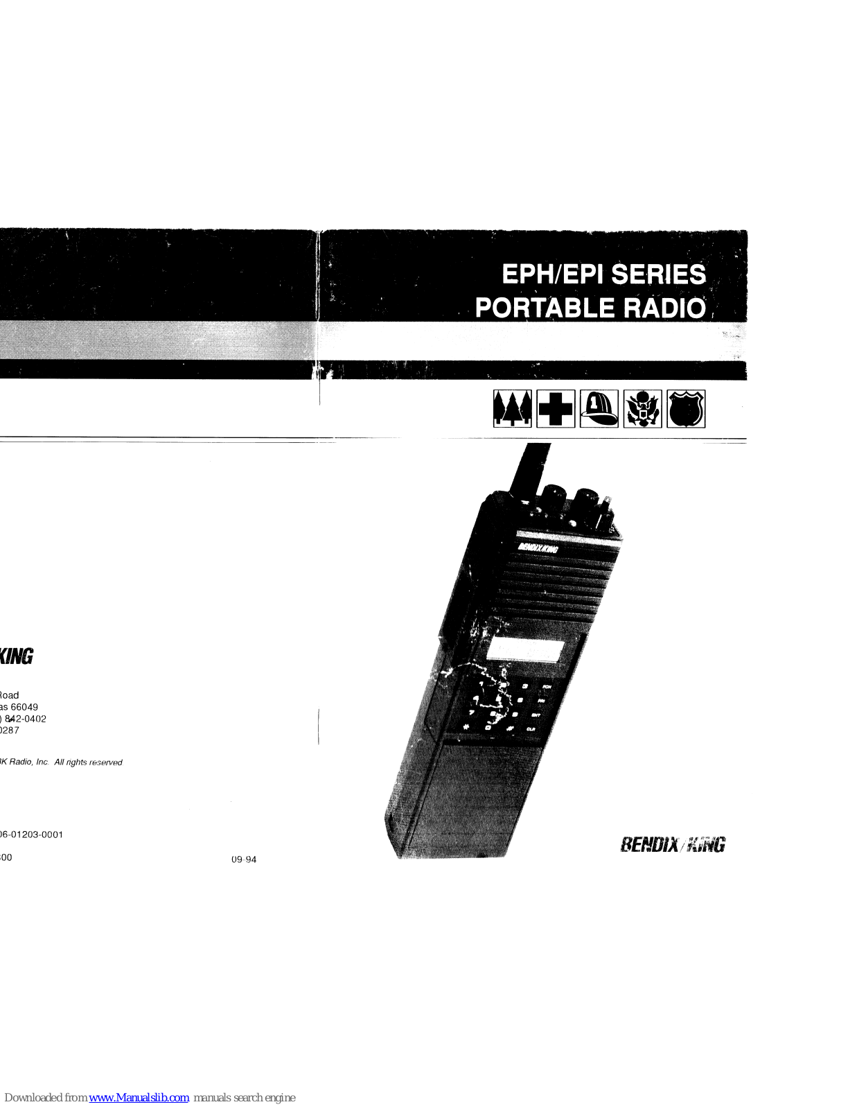 BENDIXKing EPH, EPI User Manual