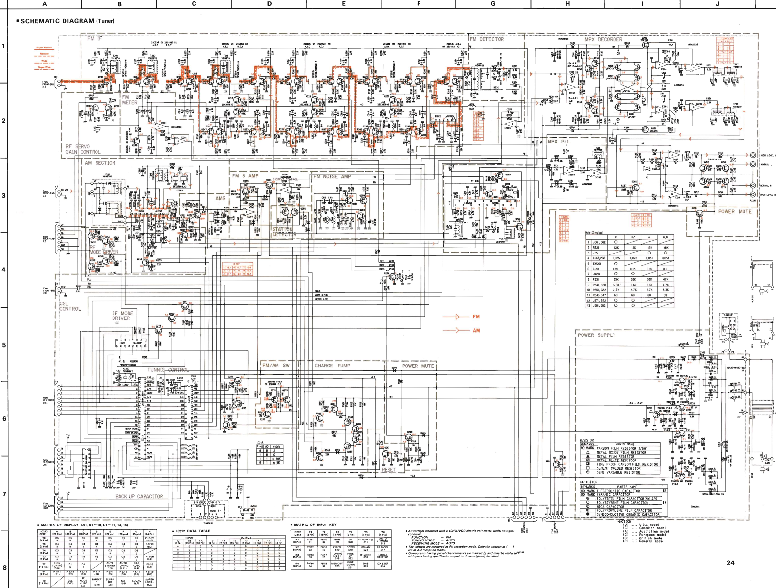 Yamaha T-85 Schematic