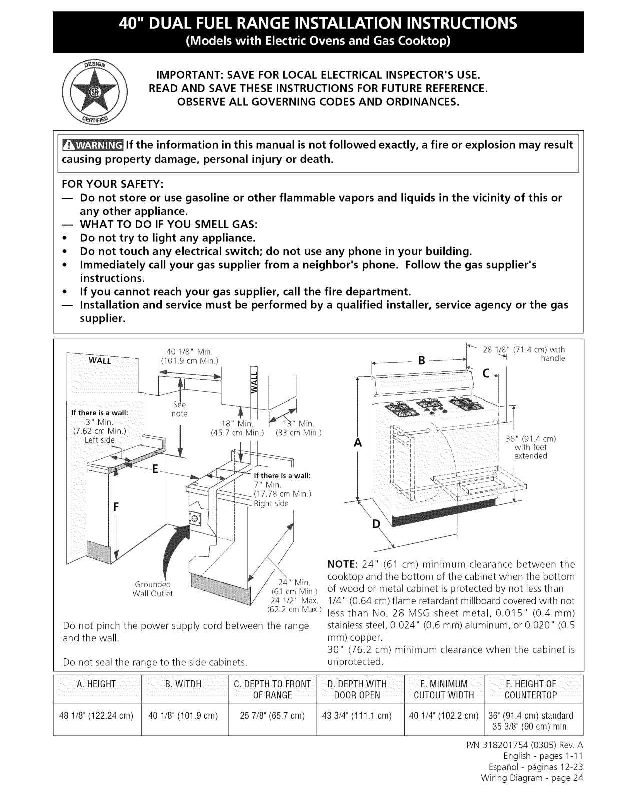 Kenmore Elite 79075603702, 79075603704, 79075503206, 79075503207, 79075503208 Installation Guide - ManualMachine.com