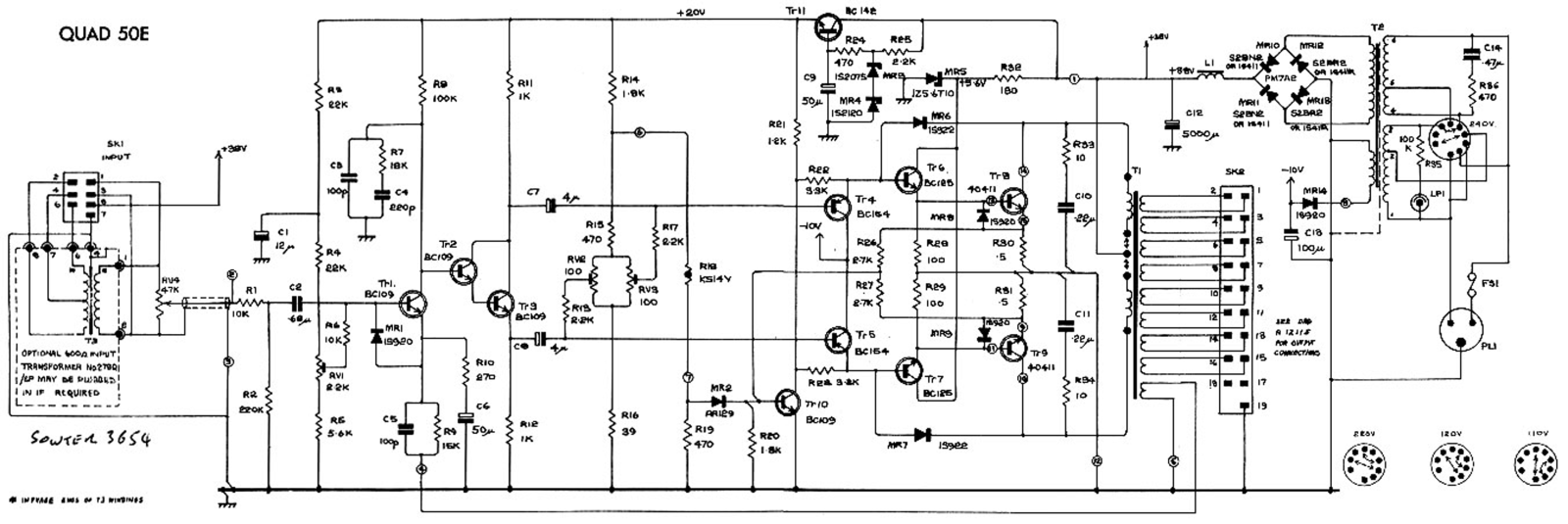 Quad 50-E Schematic