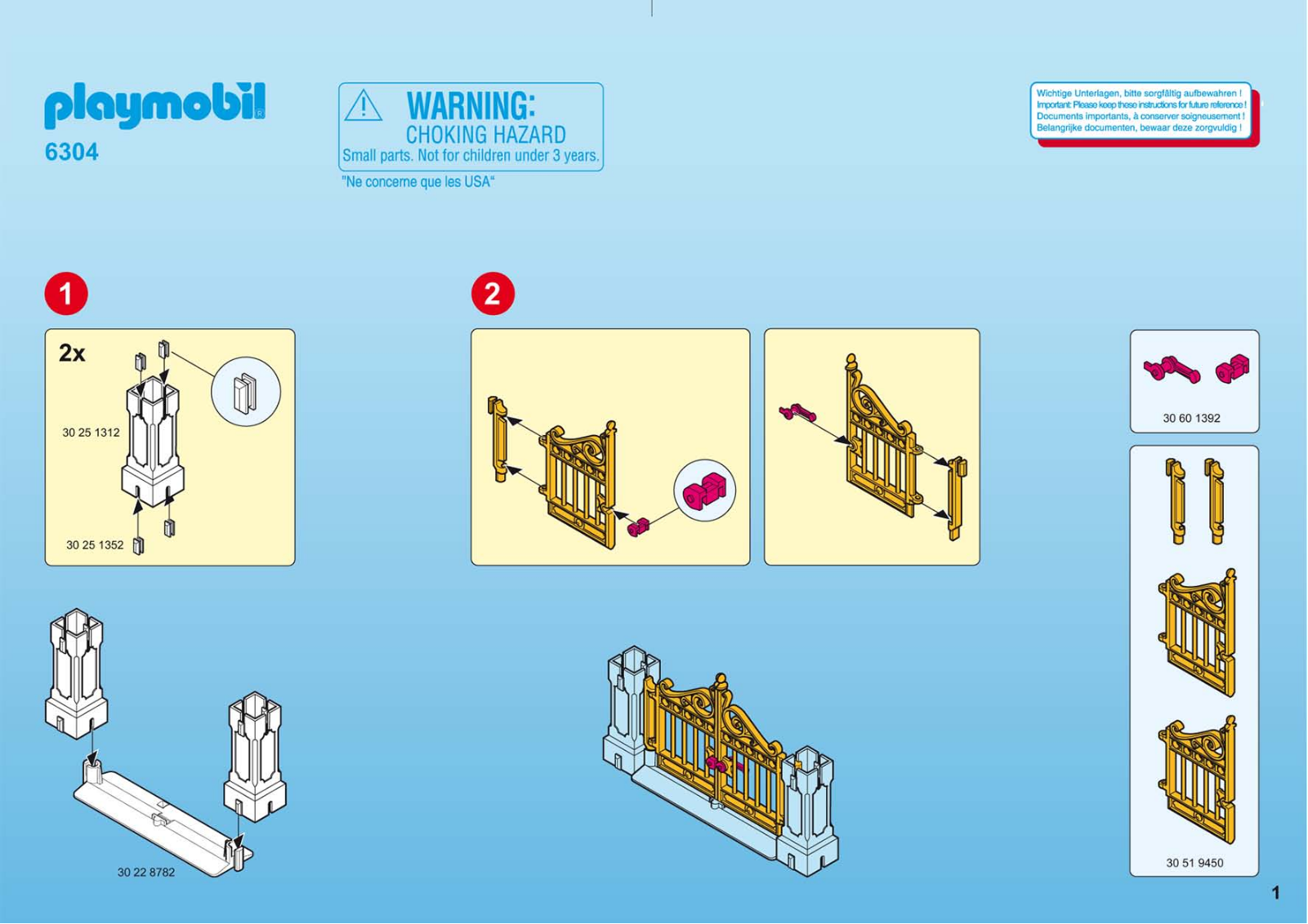 Playmobil 6304 Instructions