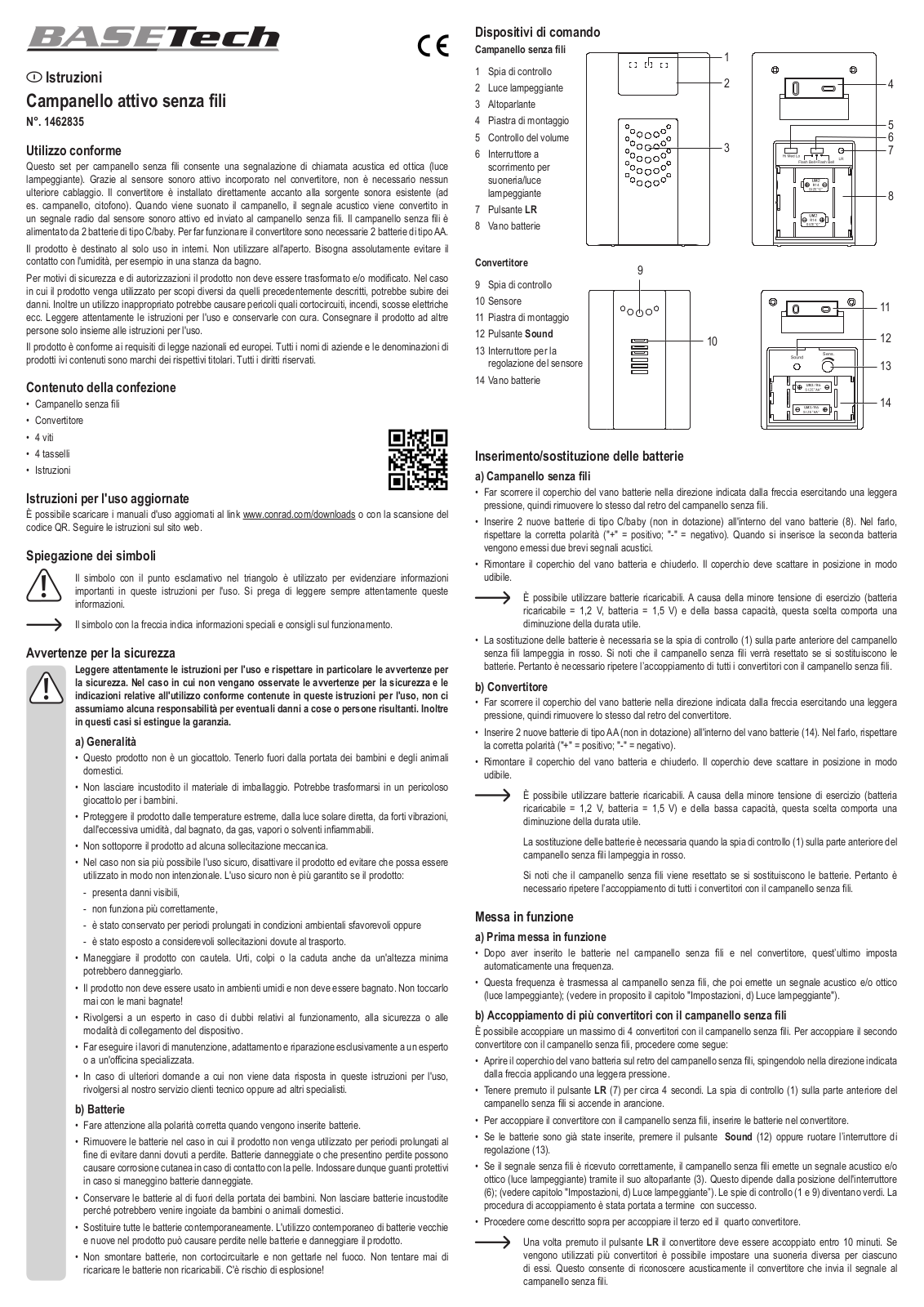 Basetech 1462835 User guide